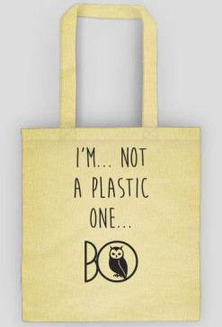 Torba NOT PLASTIC OWL