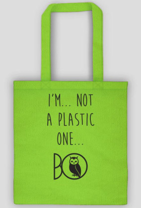 Torba NOT PLASTIC OWL