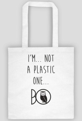 Torba NOT PLASTIC OWL