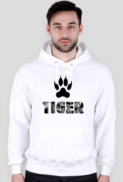 Bluza z kapturem Tiger Biała