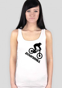 Koszulka Downhill Biała - Damska