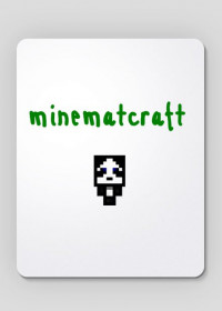 Minecraft Miniaturka - biała (Podkładka pod mysz)