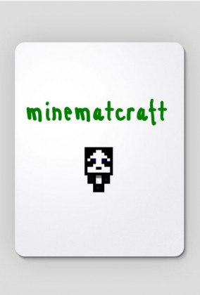 Minecraft Miniaturka - biała (Podkładka pod mysz)