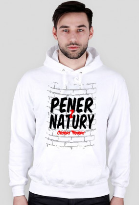 Bluza z kapturem Pener Z Natury white