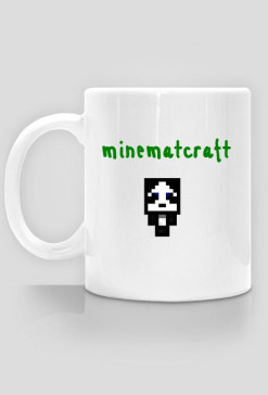 Minecraft Miniaturka (Kubek) - Biały