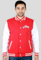 USA Basketball Team College Hoodie - Red