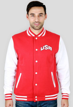 USA Basketball Team College Hoodie - Red