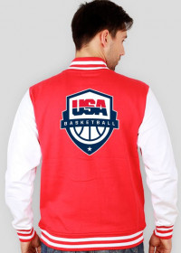 USA Basketball Team College Hoodie - Red