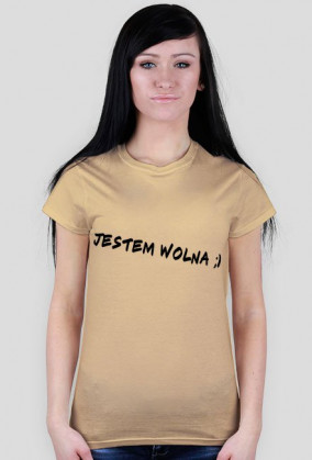 Koszulka ,,Jestem Wolna"