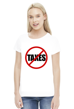 No taxes - koszulka damska dwa kolory
