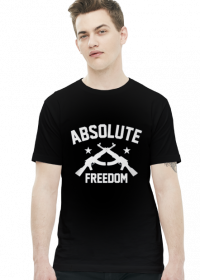 Absolute freedom - czarna koszulka