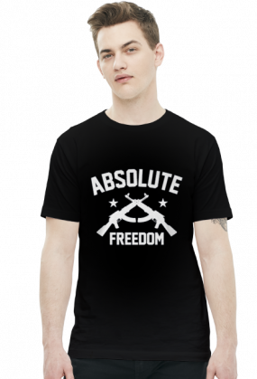 Absolute freedom - czarna koszulka