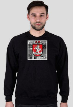 "Wilno jest Nasze" Bluza bez kaptura czarna