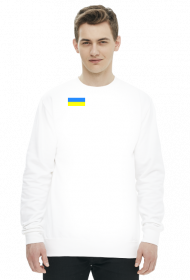 Bluza męska  - nadruk: flaga Ukrainy