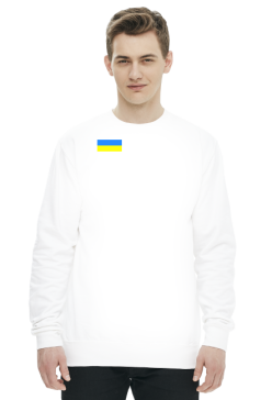 Bluza męska  - nadruk: flaga Ukrainy