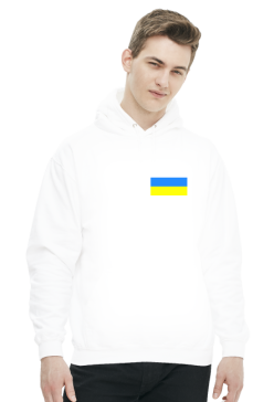 Bluza męska  - nadruk: flaga Ukrainy