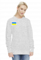 Bluza damska, nadruk: flaga Ukrainy