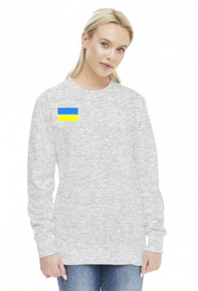 Bluza damska, nadruk: flaga Ukrainy