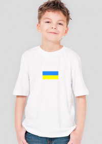 Koszulka, nadruk: flaga Ukrainy