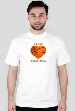 I love basketball - biała