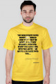 He who fight with monster... - men t-shirt