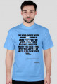 He who fight with monster... - men t-shirt