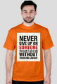 Never Give Up - koszulka M