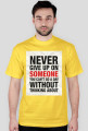 Never Give Up - koszulka M
