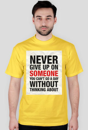 Never Give Up - koszulka M