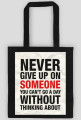 Never Give Up - torba