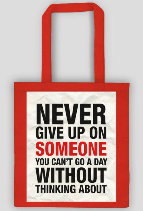 Never Give Up - torba