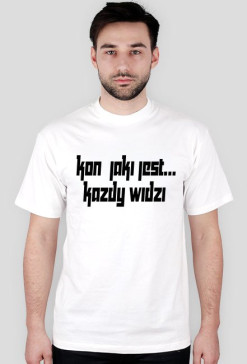 Koszulka męska 'Koń'