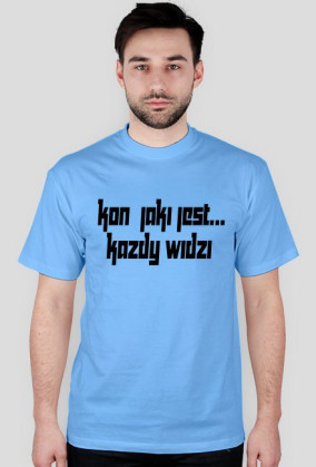 Koszulka męska 'Koń'