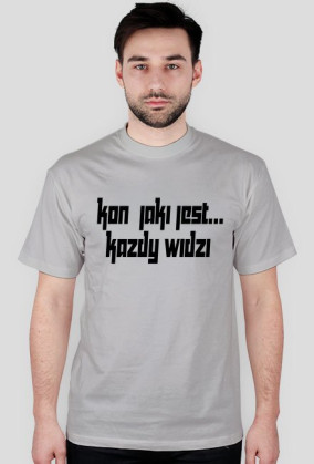 Koszulka męska 'Koń'
