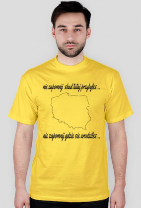 Koszulka męska 'Polska'