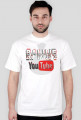 Baluję za hajs z YouTube | Koszulka szara | Męska