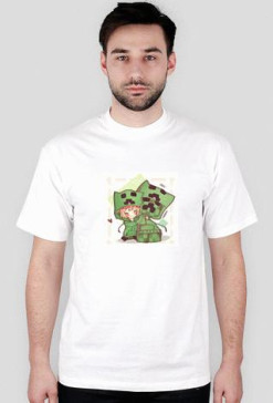 Minecraft Koszulka Creeper Anime Girl