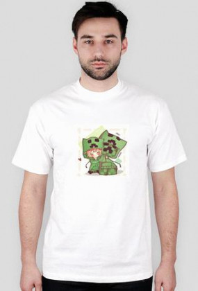 Minecraft Koszulka Creeper Anime Girl