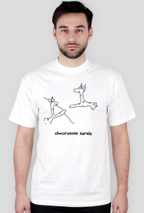 Koszulka męska Stworzenie żyrafy