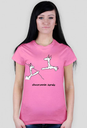 Koszulka damska Stworzenie żyrafy