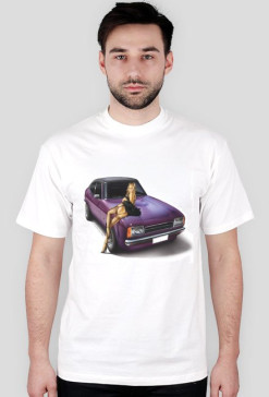 Car in T-shirt