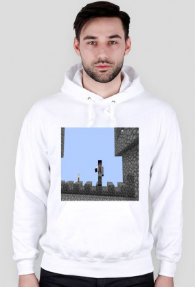 Minecraft - Bluza, biała