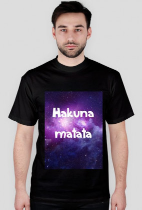 Koszulka o motywie króla lwa "hakuna matata"