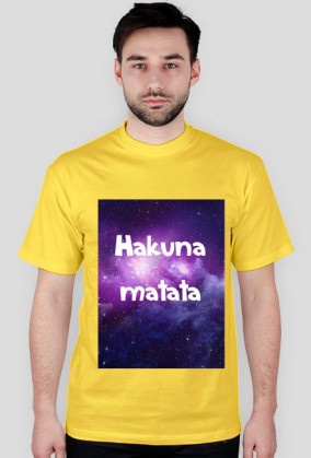 Koszulka o motywie króla lwa "hakuna matata"