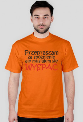 Przepraszam za spóźnienie