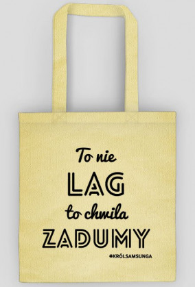 To nie lag, to chwila zadumy