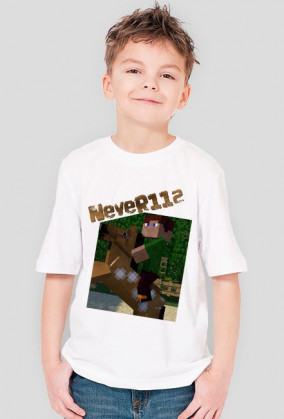 Koszulka Minecraft z moim Logo (biala)