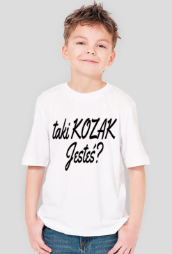 Taki KOZAK Jesteś chłopięca (czarno-biała)