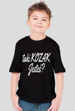 Taki KOZAK Jesteś chłopięca (biało-czarna)