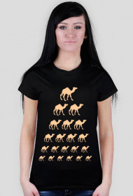 Wielbłądy koszulka - damska